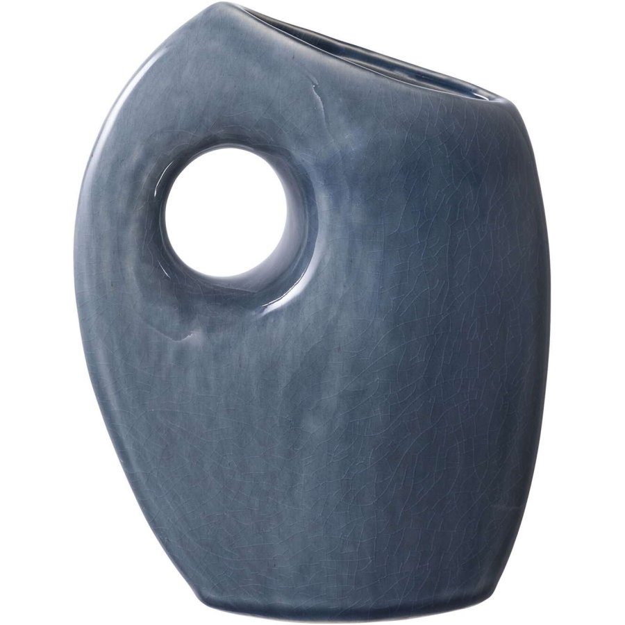 House Nordic Vase H18 cm, Blau