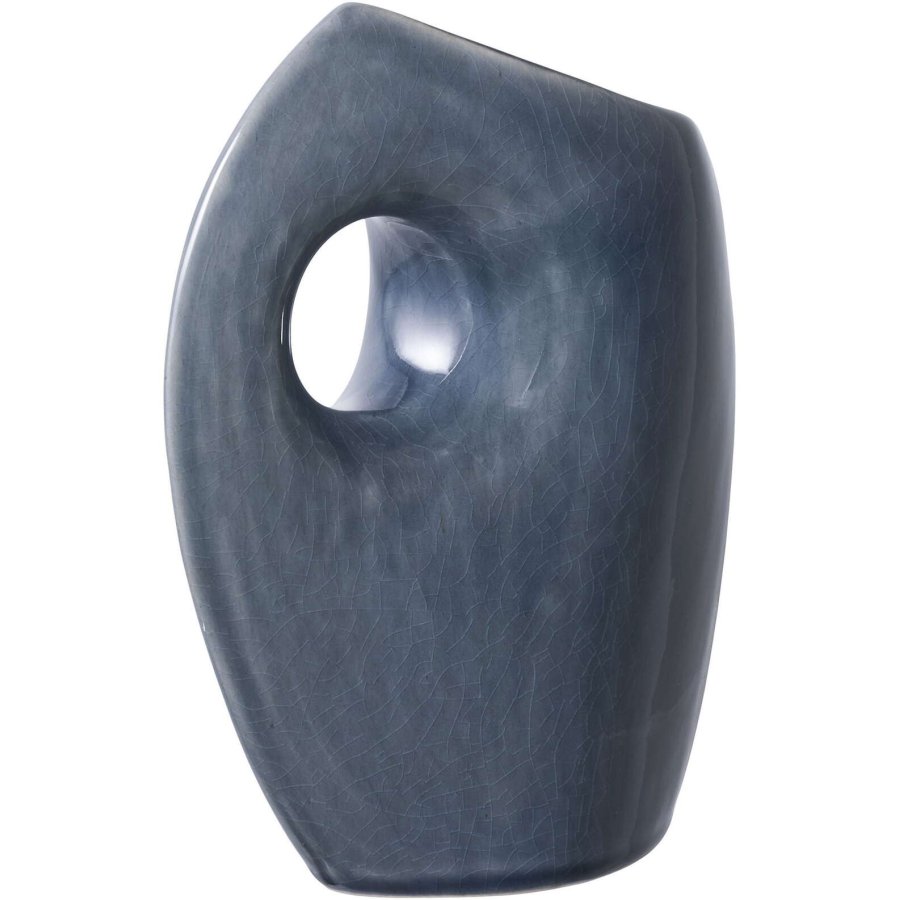 House Nordic Vase H18 cm, Blau