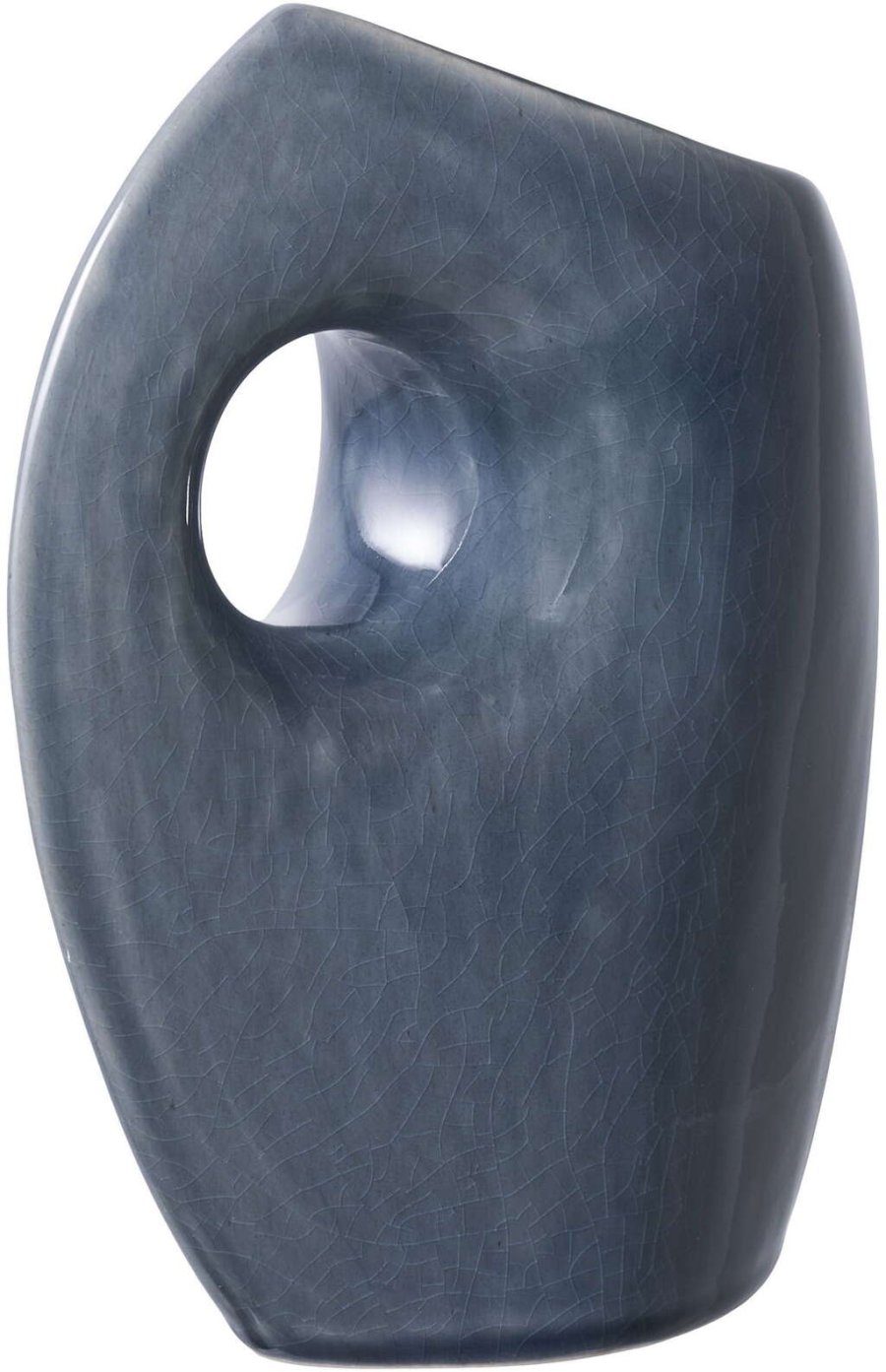 House Nordic Vase H18 cm, Blau