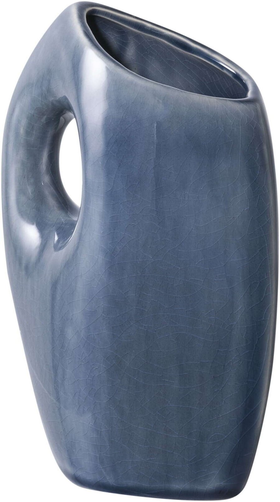 House Nordic Vase H18 cm, Blau