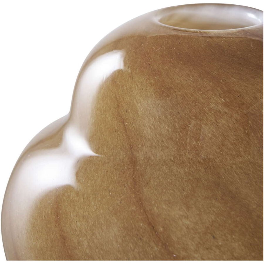 House Nordic Vase H17 cm, Braun