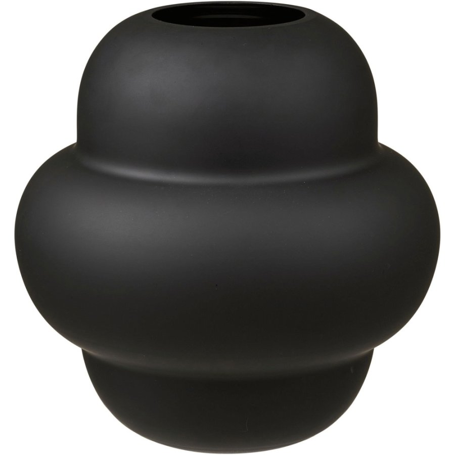 House Nordic Vase H20 cm, Schwarz