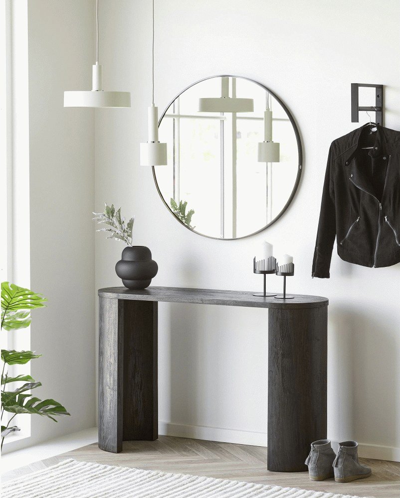 House Nordic Vase H20 cm, Schwarz