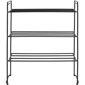 House Nordic Swansea Schuhregal H60 cm, Schwarz