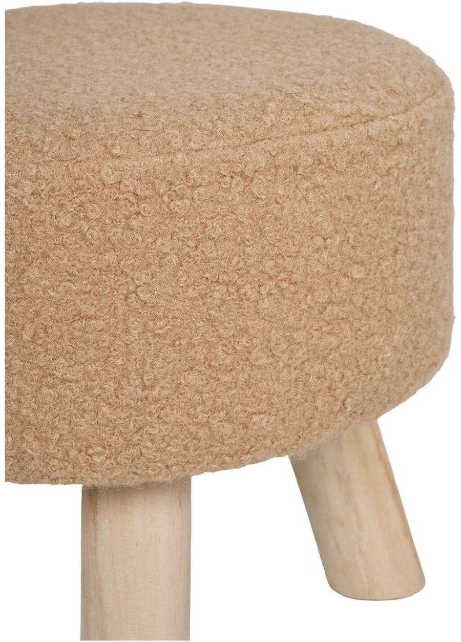 House Nordic Aberdeen Der Hocker H29 cm, Sand