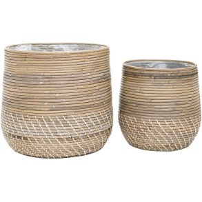 House Nordic Moro Korb 2er Set, Kubo Rattan