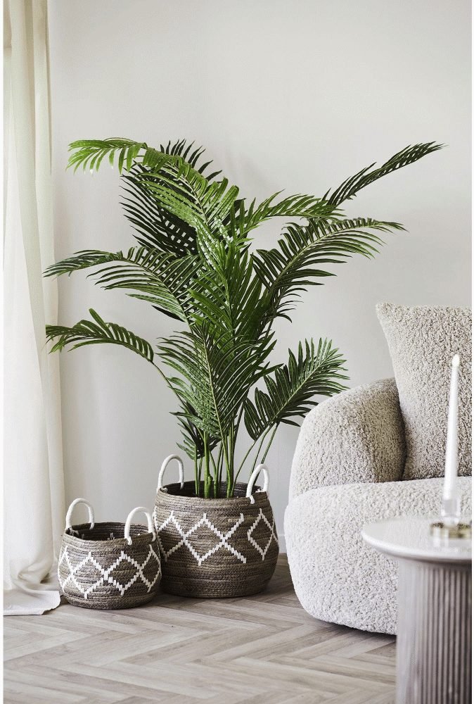 House Nordic Altea Körbe 2er Set, Bananenzopf