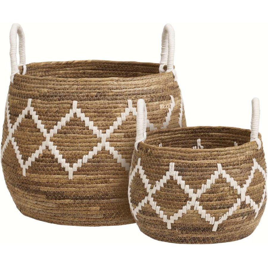 House Nordic Altea Körbe 2er Set, Bananenzopf