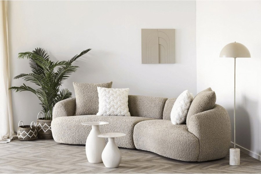 House Nordic Altea Körbe 2er Set, Bananenzopf