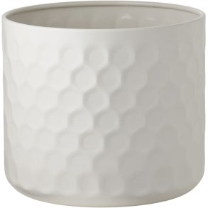 House Nordic Blumentopf H21 cm, Weiß