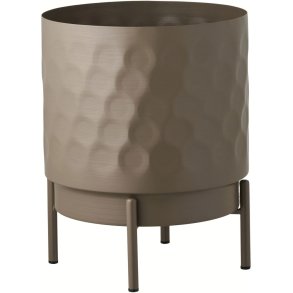 House Nordic Blumentopf H26 cm, Braun