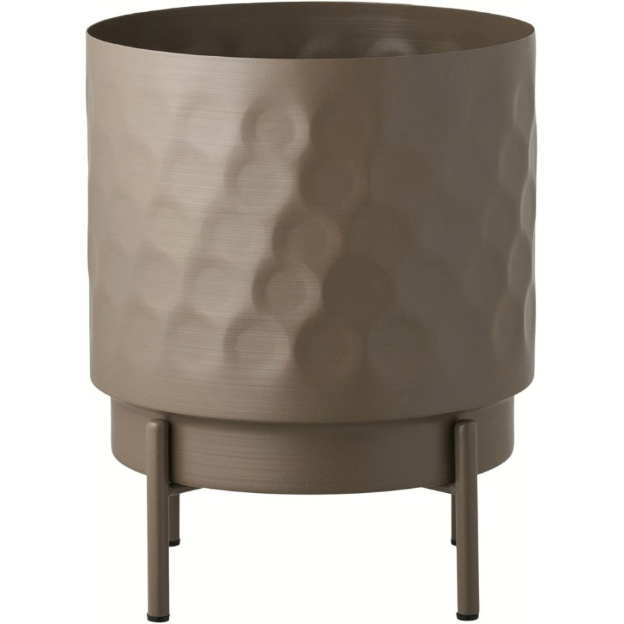 House Nordic Blumentopf H26 cm, Braun