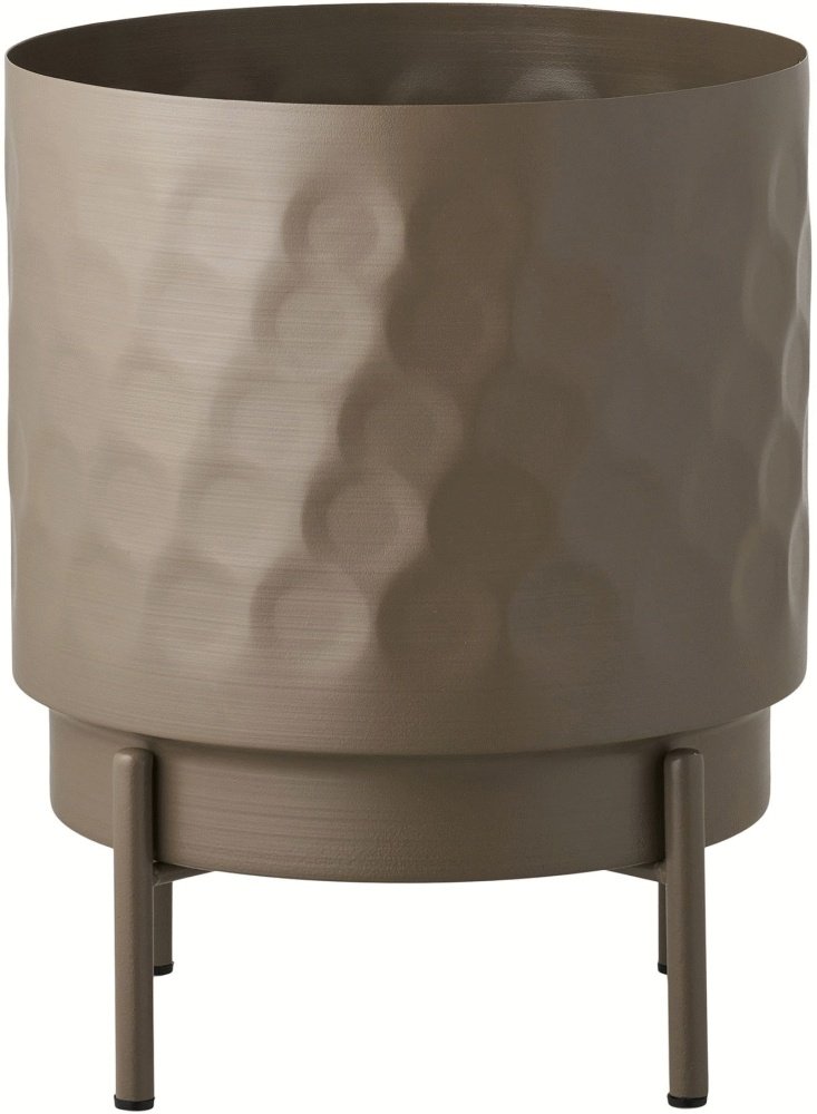 House Nordic Blumentopf H26 cm, Braun