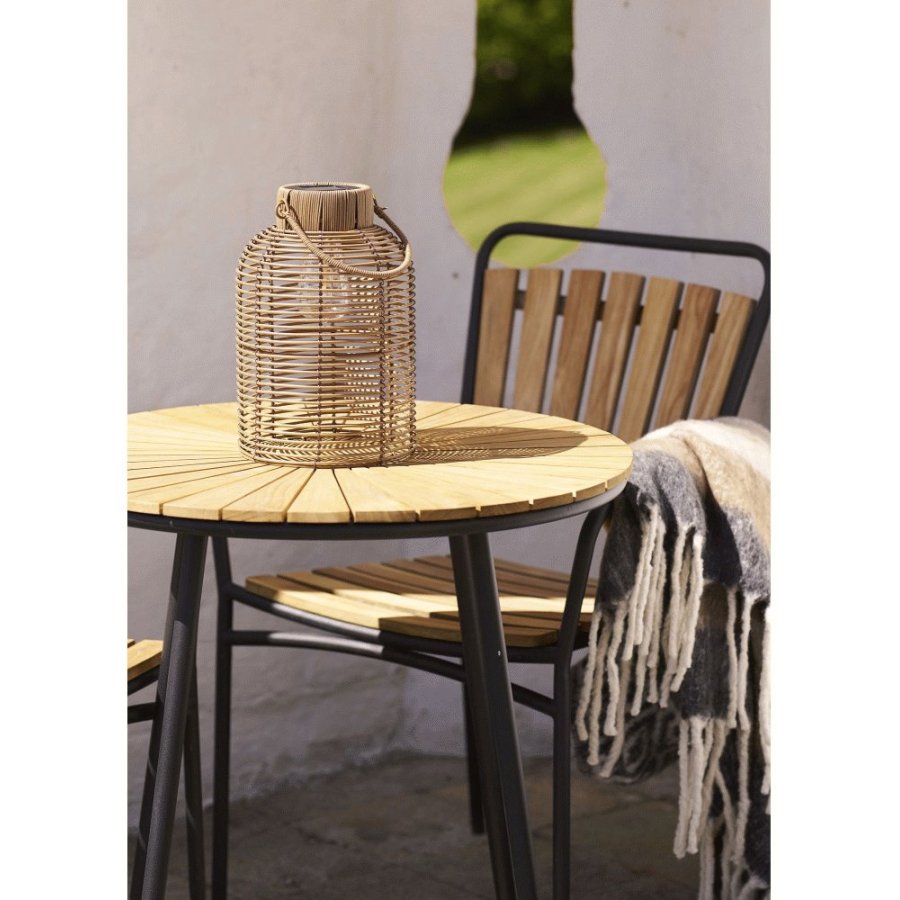 House Nordic Brentford Solarlaterne H30,5 cm, Polyrattan