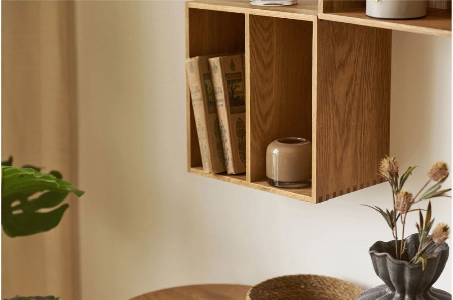 House Nordic Kerzenhalter H7,5 cm, Braun