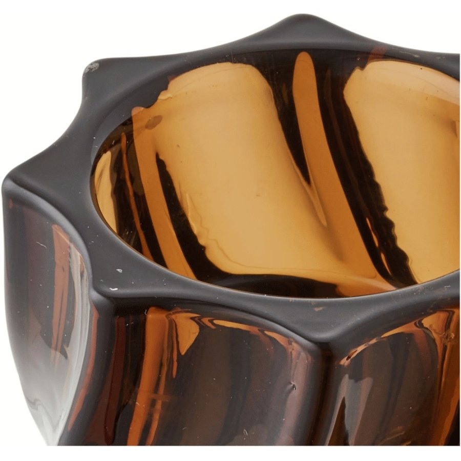 House Nordic Kerzenhalter H7,5 cm, Smoked Brun