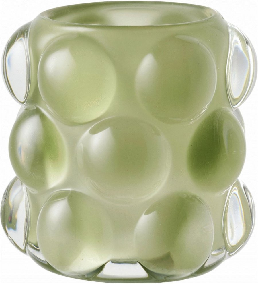 House Nordic Kerzenhalter H8 cm, Beige/Grün