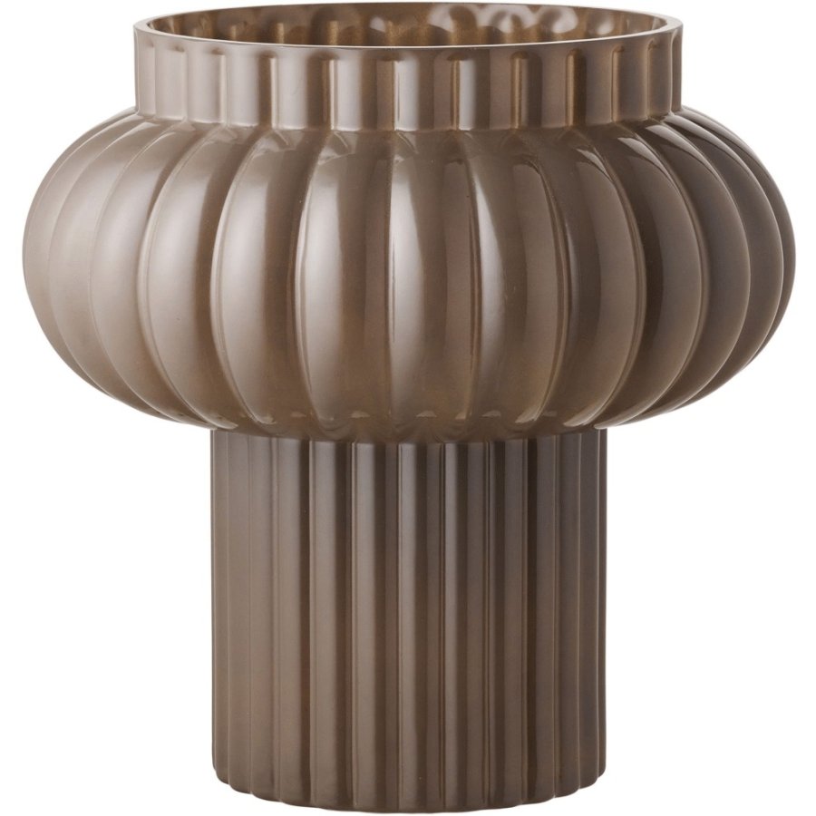 House Nordic Vase H27 cm, Braun