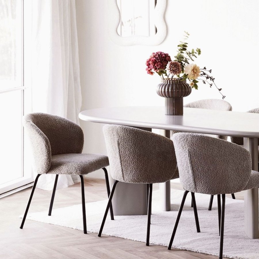 House Nordic Vase H27 cm, Braun