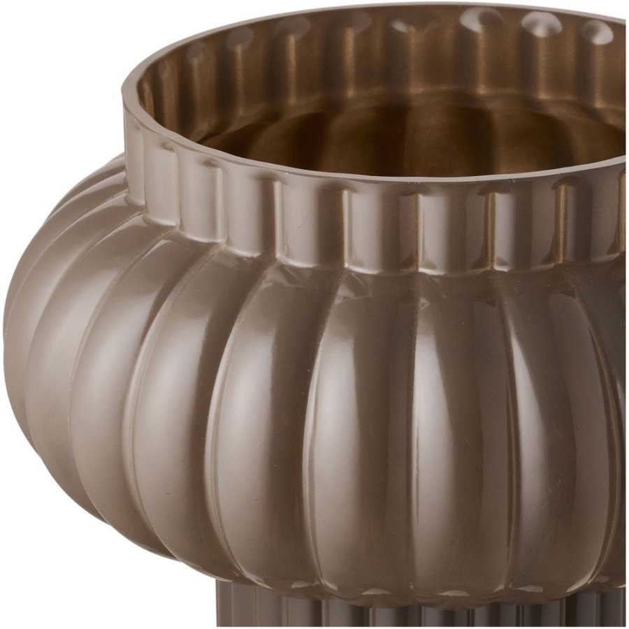 House Nordic Vase H27 cm, Braun