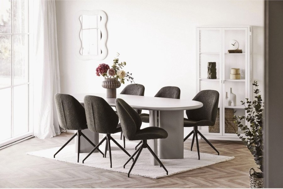 House Nordic Vase H27 cm, Braun