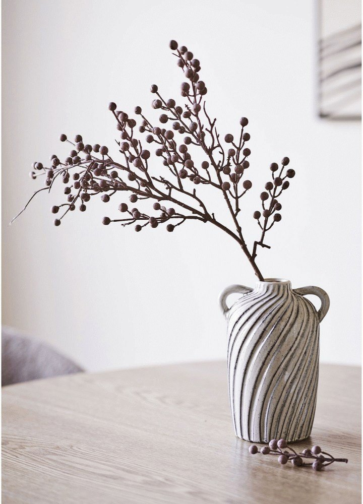 House Nordic Vase H22 cm, Blau