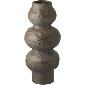 House Nordic Vase H33,5 cm, Dunkelgrau