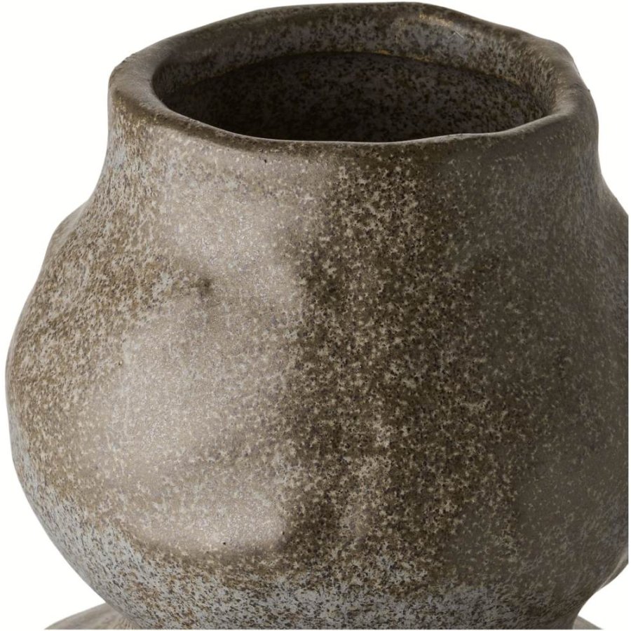 House Nordic Vase H33,5 cm, Dunkelgrau