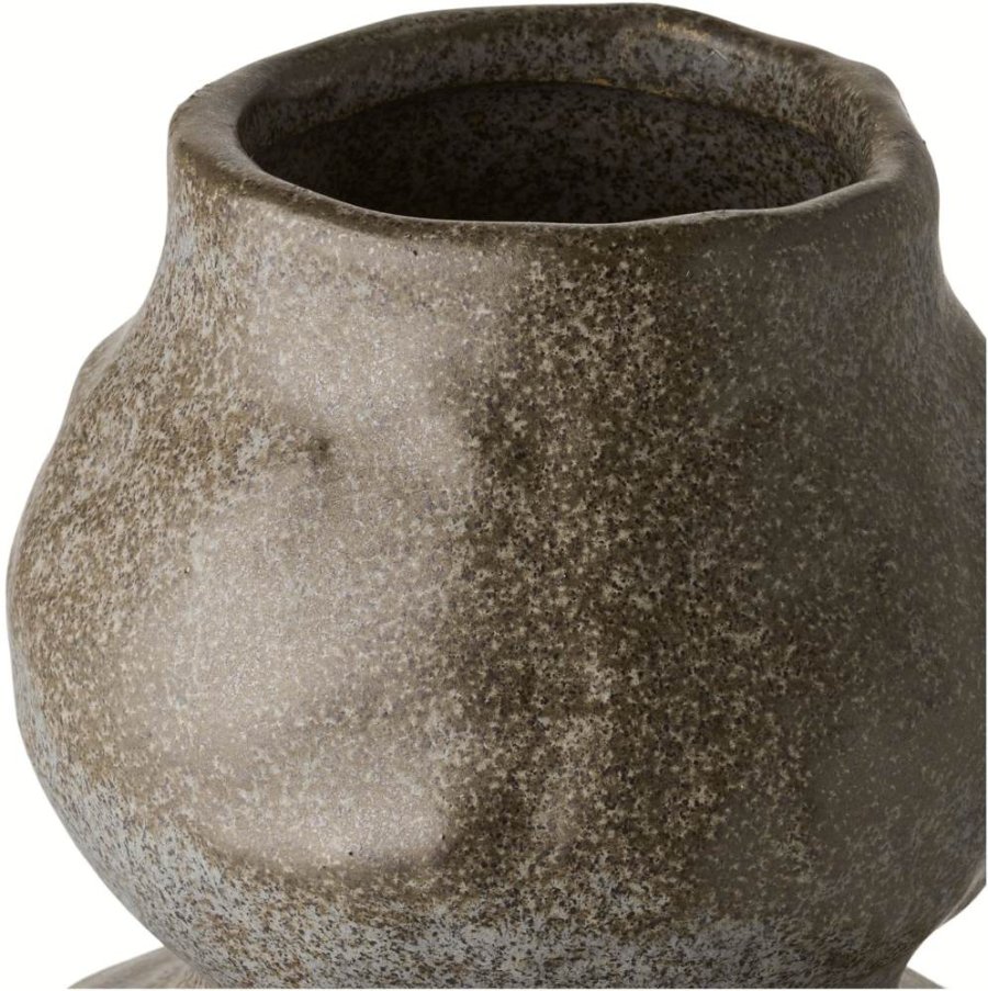 House Nordic Vase H33,5 cm, Dunkelgrau