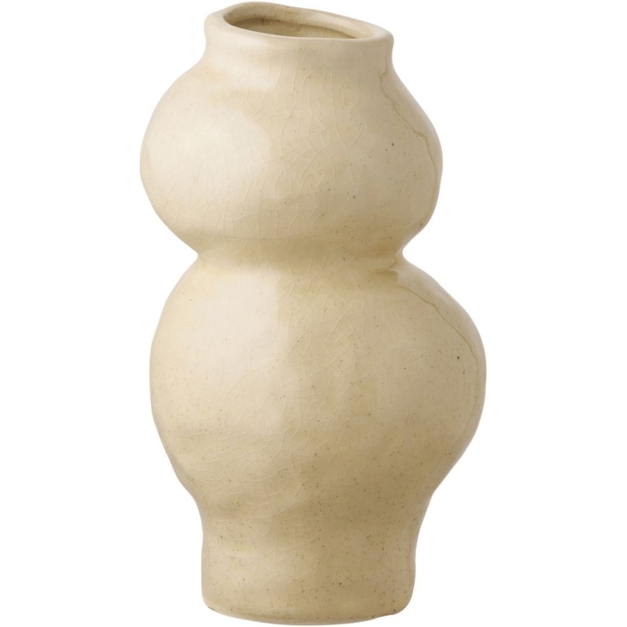 House Nordic Vase H19,5 cm, Beige