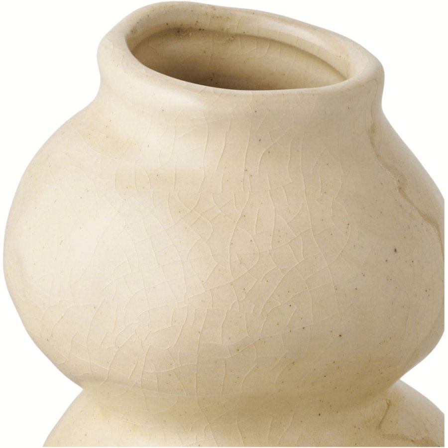 House Nordic Vase H19,5 cm, Beige