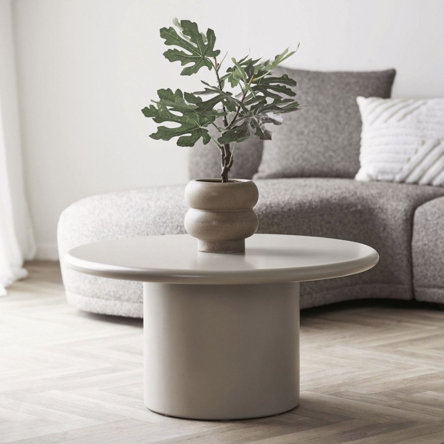 House Nordic Blumentopf H17,5 cm, Braun