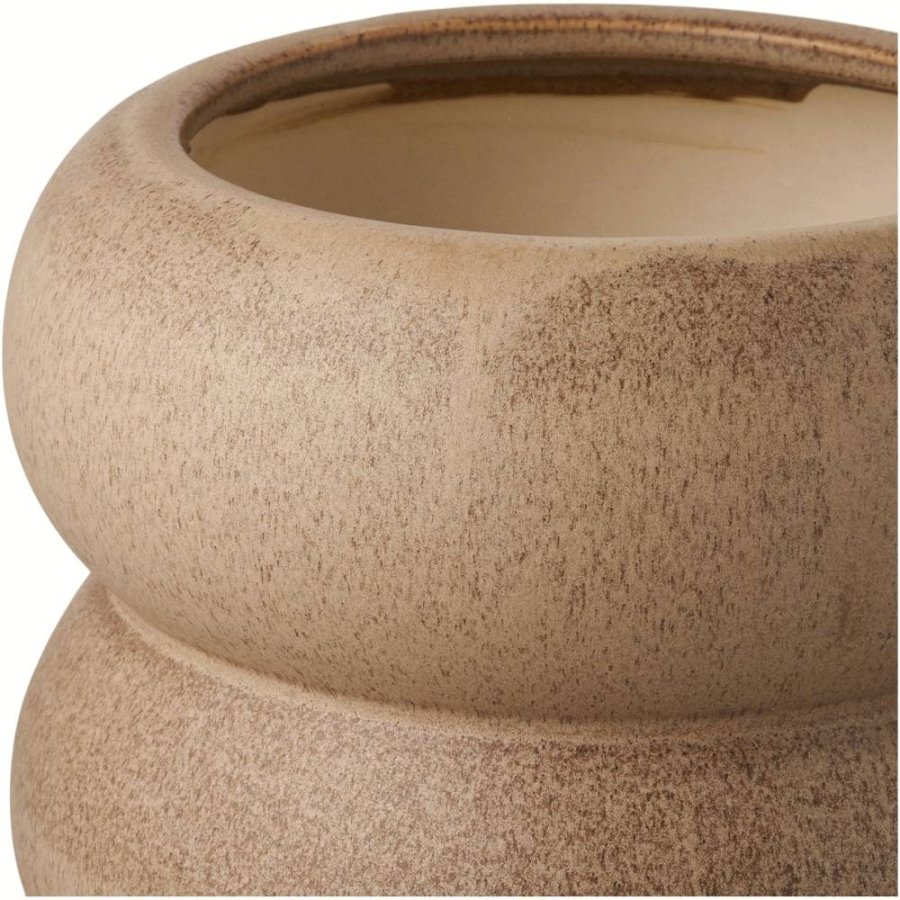 House Nordic Blumentopf H17,5 cm, Braun