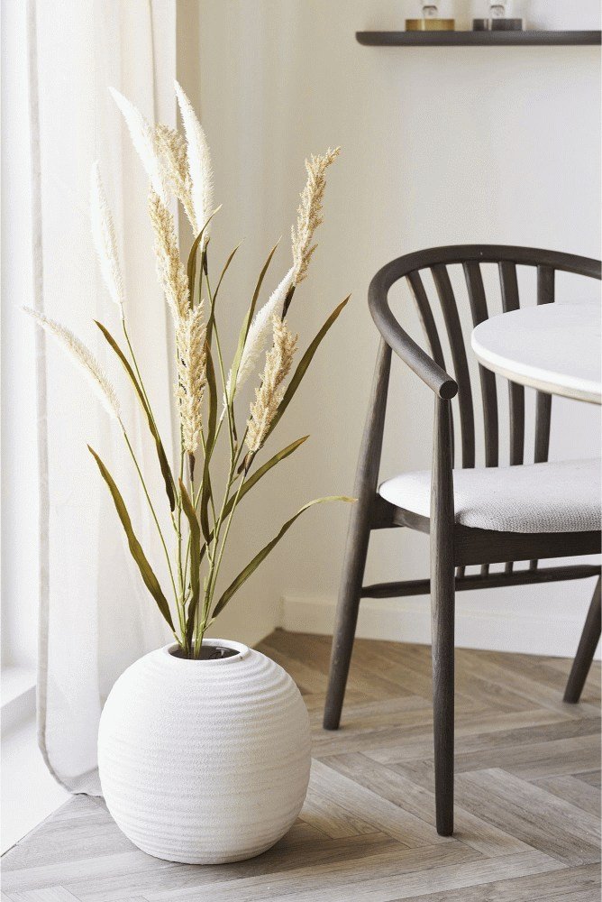 House Nordic Vase H28,5 cm, Weiß