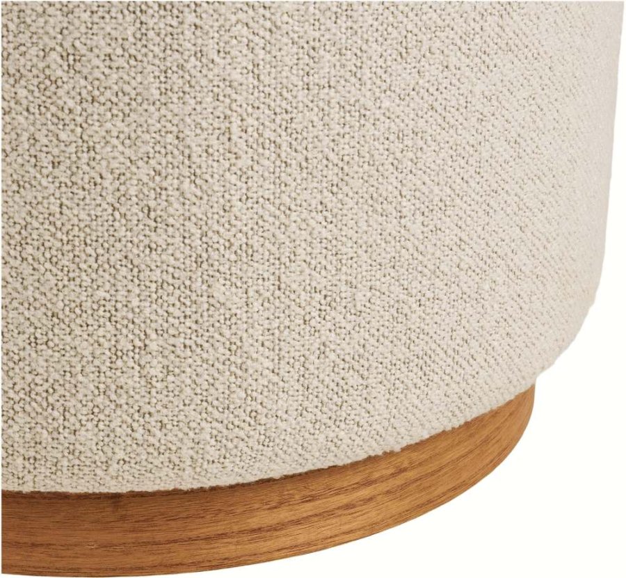 House Nordic Daisy Pouf H41 cm, Sand