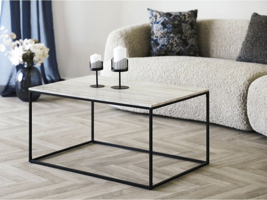 House Nordic Kerzenhalter 2er Set, Schwarz