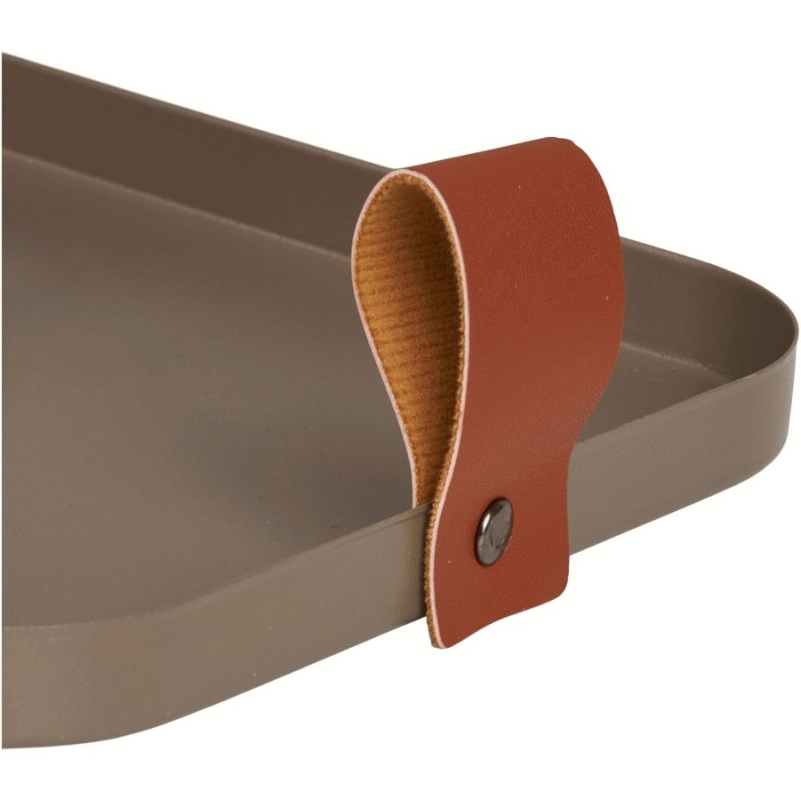 House Nordic Tablett 2er Set, Braun