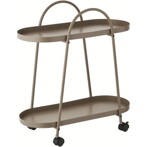 House Nordic Empoli Servierwagen H64 cm, Braun