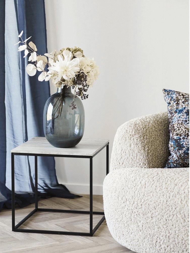 House Nordic Vase H35 cm, Schwarz