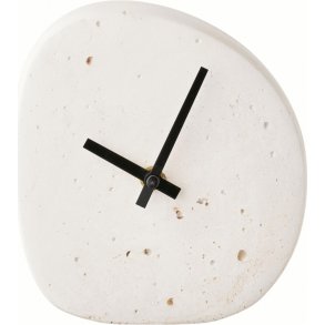 House Nordic Linz Tischuhr H15 cm, Weiß