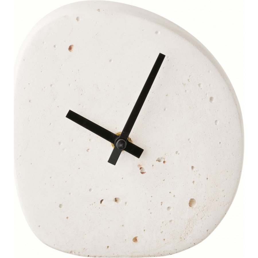 House Nordic Linz Tischuhr H15 cm, Weiß