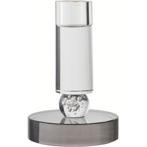 House Nordic Kerzenhalter H13 cm, Grau/Weiß