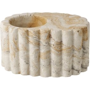 House Nordic Teelichthalter H5,5 cm, Brun/Beige