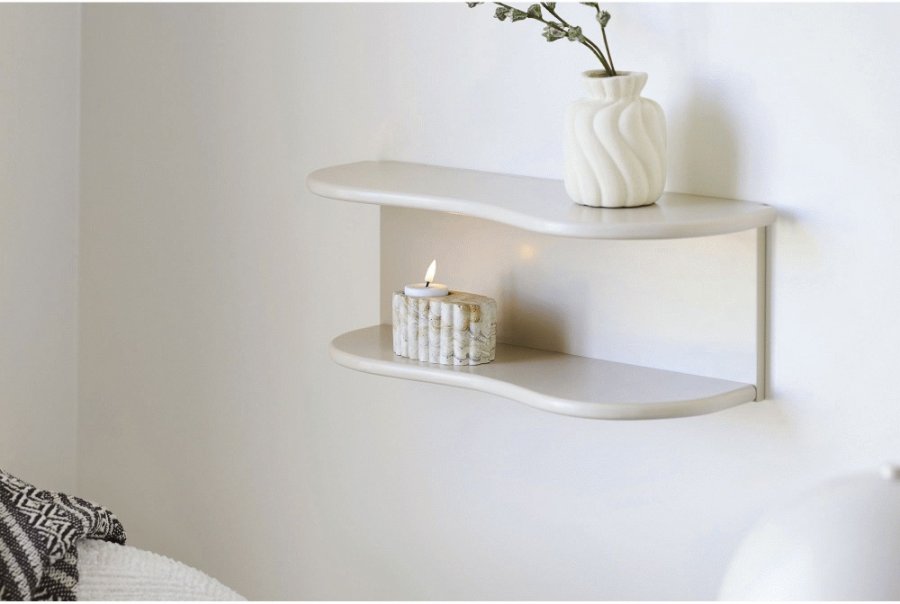 House Nordic Teelichthalter H5,5 cm, Brun/Beige