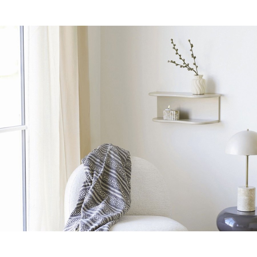 House Nordic Teelichthalter H5,5 cm, Brun/Beige