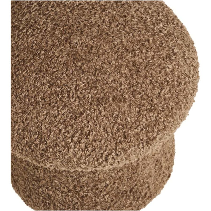 House Nordic Enna Pouf H45 cm, Braun