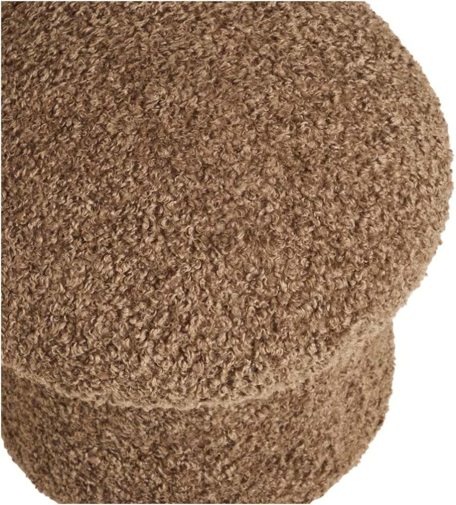 House Nordic Enna Pouf H45 cm, Braun