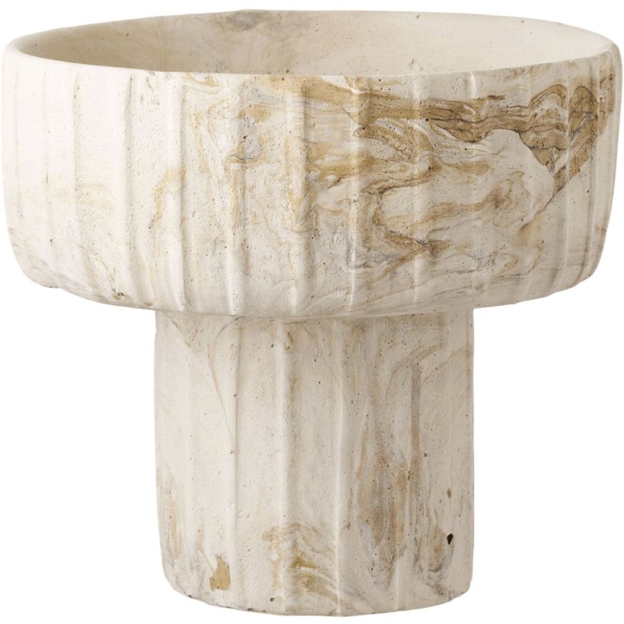 House Nordic Vase H18,5 cm, Brun/Beige