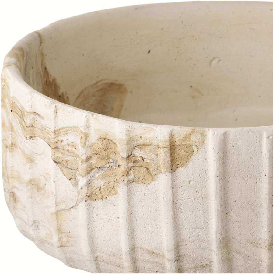 House Nordic Vase H18,5 cm, Brun/Beige