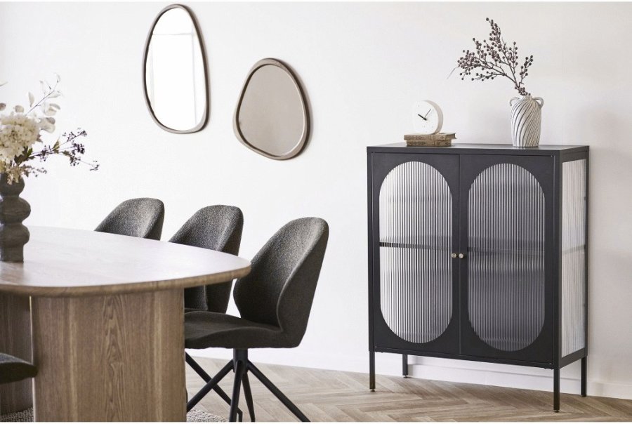 House Nordic Luxon Spiegel 44x47 cm, Holzoptik